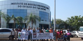 Em Palmas, Colinas e no Bico do Papagaio, Sintet reúne categoria em mobilização contra a PEC 66