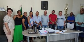Sintet se reúne com prefeito José Salomão em Dianópolis e cobra pagamento do piso